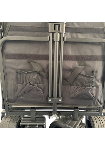 Windcamp Katlanır Kamp Arabası - Frenli - Xxl Siyah