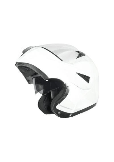Çene Açılır Vizörlü Kask Vrt Beyaz Xl Ce Belgeli- Oem