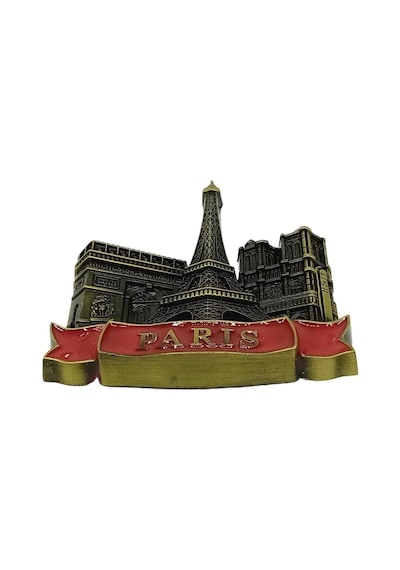 Vintage Metal 3d Magnet Paris Fransa 7 Cm Diğer