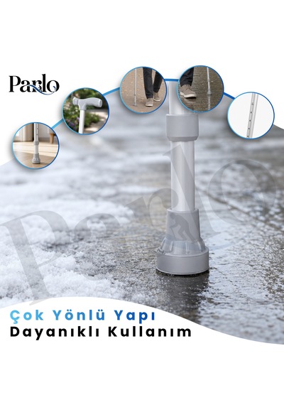 Denge Bastonu- Kaymaya Dirençli Ayarlanabilir Baston Hafif Yüksek Kalite Yürüme Bastonu