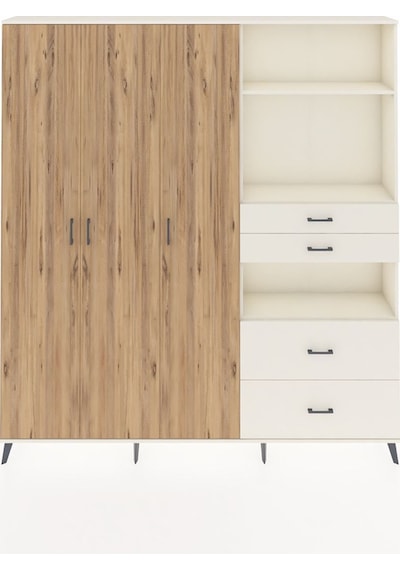 Arges Dolap 12 Raflı 4 Çekmeceli Tek Askılı 220x30x243 Aytaşı-çam/aytaşı Atlas Çam/aytası Arges Dolap 12 Raflı 4 Çekmeceli Tek Askılı 220x30x243 Aytaşı-çam/aytaşı Atlas Çam/aytası