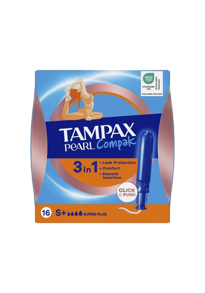 Tampax Tampon Pearl Compak Super Plus 16'lı - 7 Adet Tarı