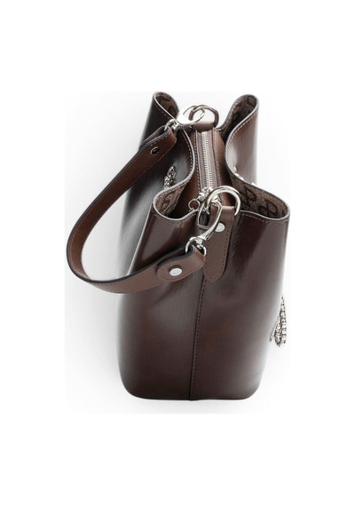 Silver & Polo Silver Polo Kahve - Kahve Düz Cilt Kadın Çapraz Çanta Sp967