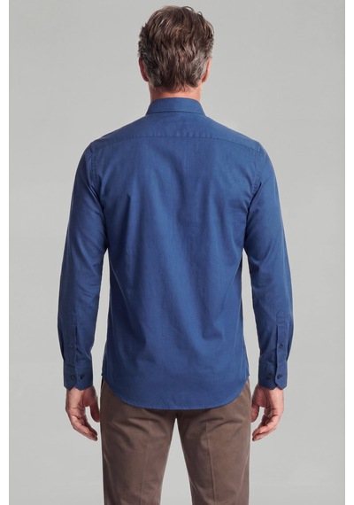 Bisse Casuel Regular Fit Spor Pamuk Lacivert Erkek Gömlek Gmgbr2023001 D39 Lacivert