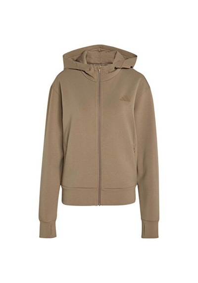 Adidas D4t Fz Hoodıe Kadın Antrenman Ceketi Ks3301 Haki