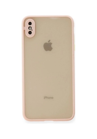 Apple İphone X Kılıf Montreal Silikon Kapak - Pembe