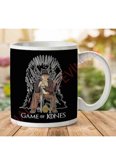 1-869 Game Of Thrones Indiana Jones İki Tarafı Baskılı Kupa Bardak.jpg