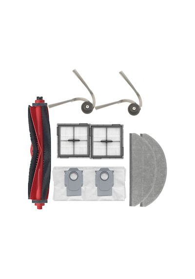 Roborock Q8 Max Pro 2025 Model Uyumlu Full Set 2 Hepa 2 Mop 2 Toz Torbası 2 Yan Fırça 1 Ana Fırça