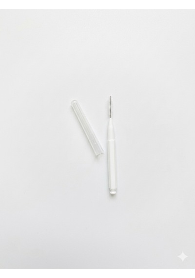 Hannah Diş Arası Arayüz Fırçası Beyaz 0.4 Mm Kıvrılabilir Başlık Orta Sertlik Plastik Sap 10 Lu Paket