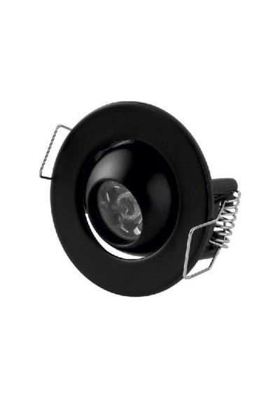 Ct-5268 1.5w Hareketli Led Ufo Yıldız Spot 6400k Beyaz Işık Siyah Kasa