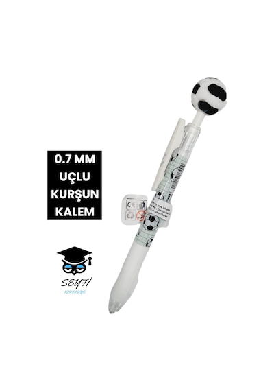 Eğlenceli Başlıklı 0.7 Uçlu Kurşun Kalemler Yeşil
