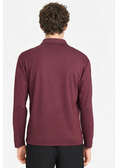Defacto Regular Fıt Polo Yaka Sweatshirt G8111ax25wnbr464 Bordo-br464
