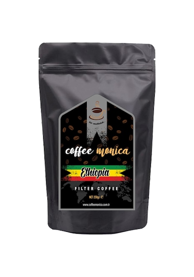 Coffeemonica Ethiopia Yirgacheffe Öğütülmüş Filtre Kahve 250 G