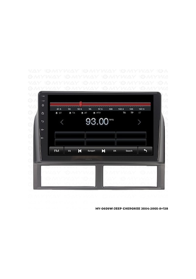 Myway Jeep Cherokee Android Multimedya Carplay Navigasyon Ekran - 8gb Ram+128 Gb Hdd - Myway