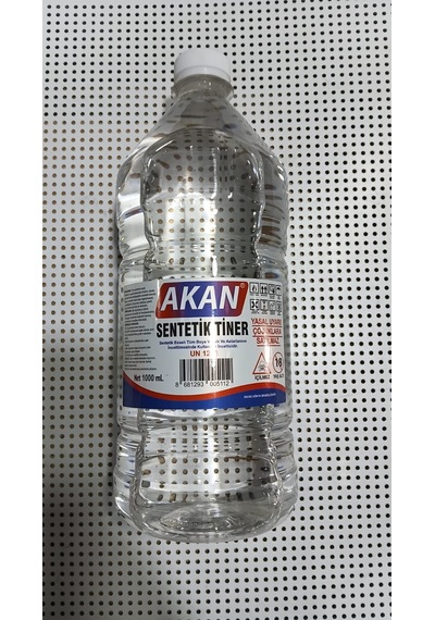 Akan Sentetik Tiner Boya İnceltici Ve Çözücü 1000 Ml Yerli Üretim