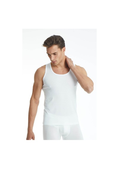 Blackspade 9305 Silver Erkek %94 Modal Atlet Beyaz