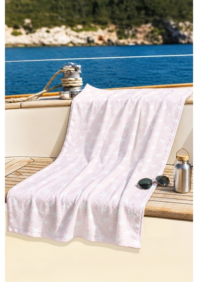 Yıldızlı Pembe Plaj Havlu Örtüsu - Pastel Modern Havuz Deniz Hızlı Kuruyan Mikrofiber Havlu Örtü Çok Renkli