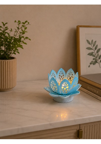 Lotus Glow Mumluk Mint Yeşili