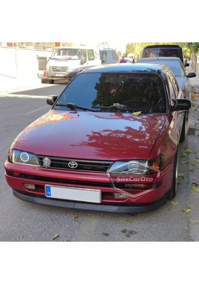 Toyota Corolla Uyumlu Ae101 Efsane Kasa 1991-1998 Uyumlu Üniversal Astra H Lip Esnek Ön Lip 2 Parça Tampon Altı Dil Karlık Ön Ek 00 Şüscaroto Aksesuar