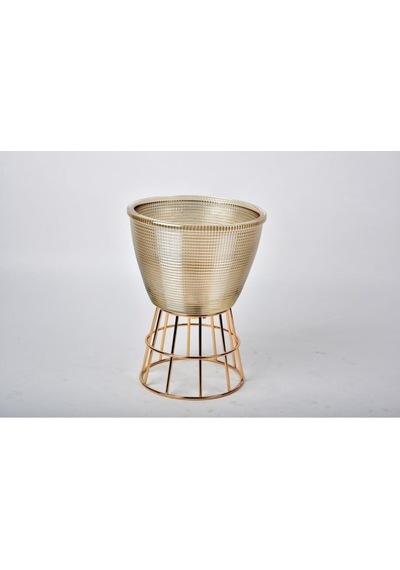 Setabıanca Setabıanca Regına Decor Kase Modern Lınes Küçük Gold 22 Cm
