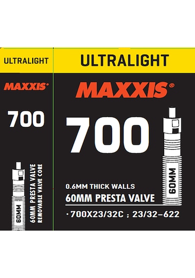 MAXXIS ULTRALIGHT TUBE 700x23/32C 60mm PRESTA İÇ LASTİK