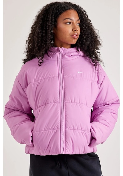Nike Terma Fit Synthetic Fill Loose Fit Classic Puffer Jacket Kadın Kapüşonlu Bol Kesim Şişme Mont Pembe Nike Terma Fit Synthetic Fill Loose Fit Classic Puffer Jacket Kadın Kapüşonlu Bol Kesim Şişme Mont Pembe