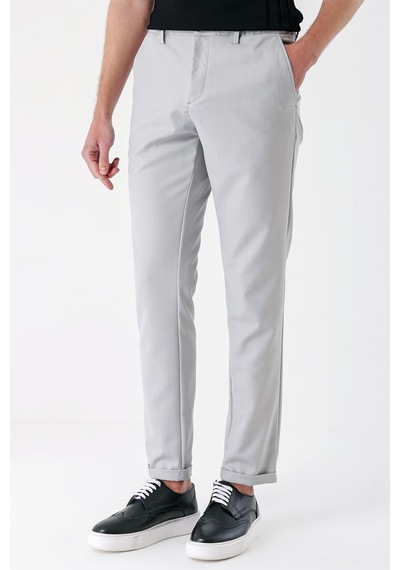 Efor Comfort Fit Yan Cep Beli Lastikli Esnek Pamuk Taş Jogger Pantolon P 1143 Taş