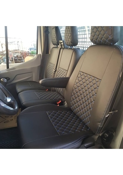 Ford Transit Tek Kabin Araca Özel Deri Oto Koltuk Kılıfı (480090974)