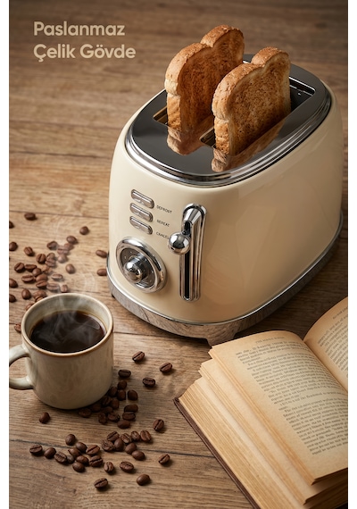 Fressi FR-EK0525 Panella 2 Dilim + Tost Aparatlı Ekmek Kızartma Makinesi