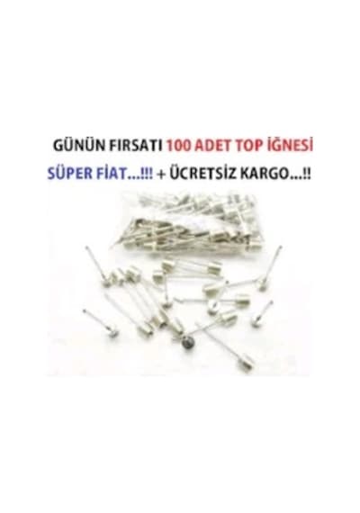 Futbol Topu İğnesi 100 Adet