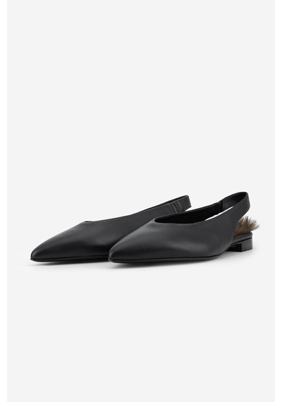 Valmenti Kadın Hakiki Deri Siyah Babet Ayakkabı 1236 Tt649601 Bn Ayk Sk26-27 Nero
