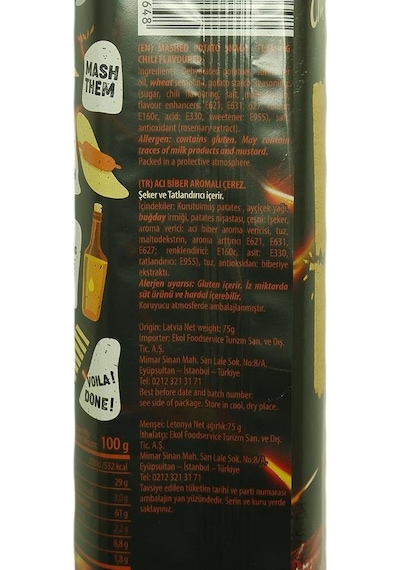Long Chips Acı Biberli Cips 75 Gr