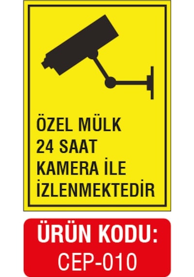 Özel Mülk 24 Saat Kamera Ile Izlenmektedir