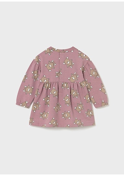 Mayoral Pembe Kız Bebek Desenli Elbise 2916 Pembe