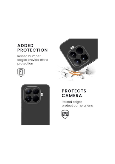 Xiaomi 15t Pro Uyumlu Silikon Kılıf - Kamera Korumalı Esnek Pastel Renk Kapak - Lila Lila