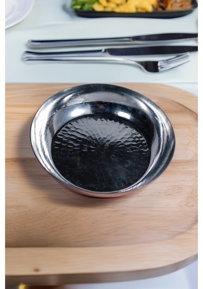 Cuvesta El Yapımı Modern Kalın 1.5mm Bakır Tabak 20x4cm