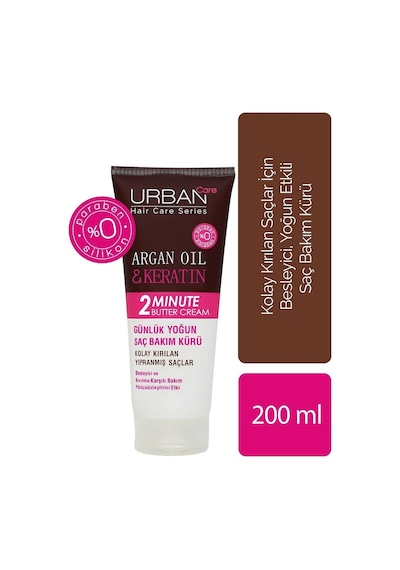 Urban Care Argan Oil Keratin Günlük Yoğun Saç Bakım Kürü 200 ML