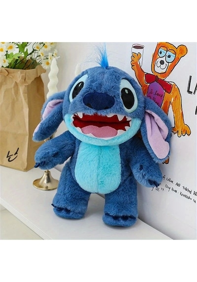 Disney Stitch Peluş Oyuncak Film Temalı Lilo & Stitch Koleksiyon 30 Cm Mavi