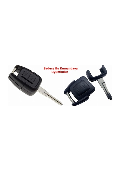 Opel Astra G Vectra Zafira Uyumlu Kumanda Kabı Anahtar Kabı Anahtarlık 2 Tuşlu