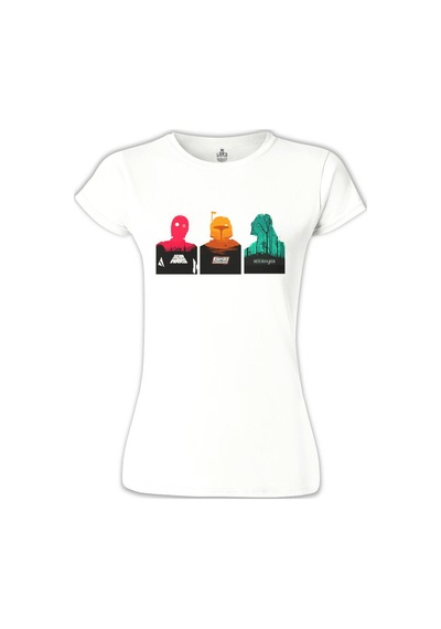 Star Wars - Trinity Beyaz Kadın Tshirt 001