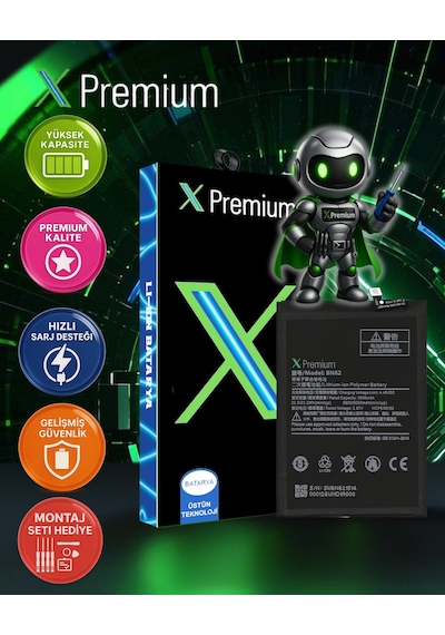 Xpremium Xiaomi Redmi 9t Bn62 Batarya Pil Süper Yüksek Kalite 6000 Mah