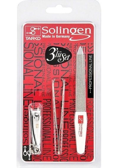 Solingen Tırnak Makası Cımbız Törpü 3'lü Set