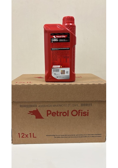 Petrol Ofisi Maxımoto 2t Scooter Motosiklet Yağı 1 Lt X 12 Adet