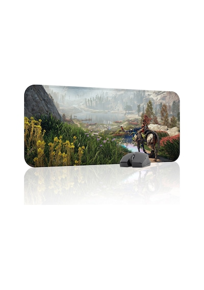 Horizon Zero Kaymaz Dikişli Kauçuk Oyuncu Mousepad V2 - 70x30 Xl Gaming Mouse Pad Fare Altlığı