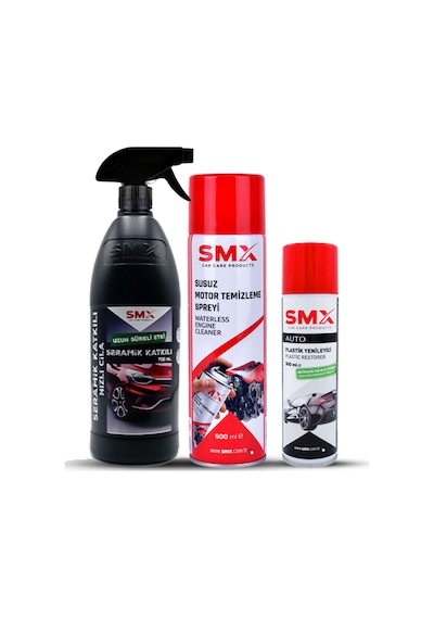 Susuz Motor Temizleme Spreyi - Plastik Yenileyici - Seramik Katkılı Hızlı Ve P