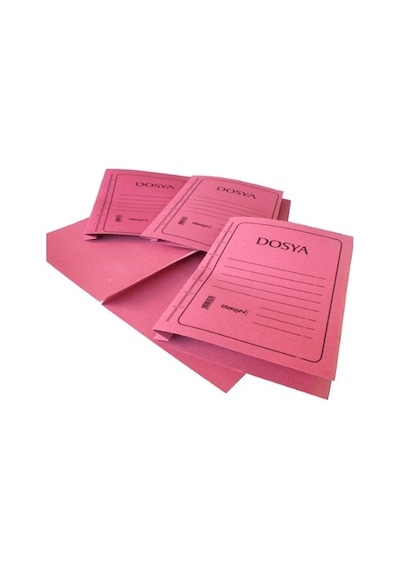 Özkan Tam Kapak Karton Dosya Pembe Dosya 2 Paket 100 Adet