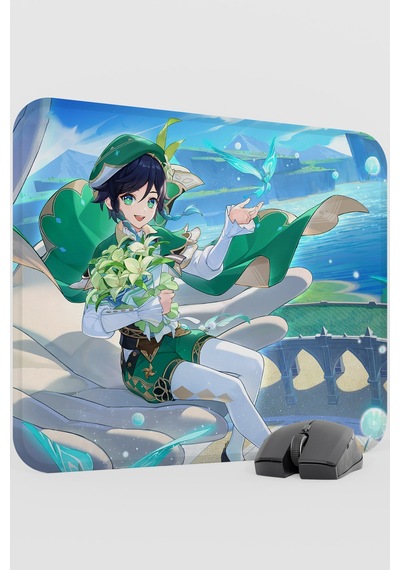 Venti Genshin Impact Anime Gacha V2 - 48x40 Xl Gaming Mouse Pad Fare Altlığı