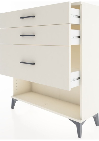 Arges Şifonyer 3 Çekmeceli 88x30x106 Aytaşı-aytaşı Aytaşı