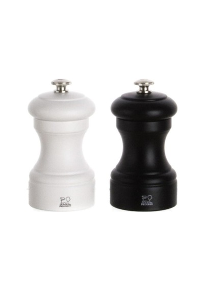 Peugeot Bistro Karabiber Tuz Değirmeni 2Li St 10Cm-Siyah/Beyaz