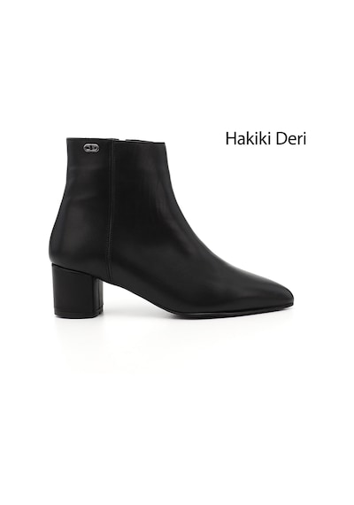 Gönderi(R) Gönderi R Kadın Siyah Fermuarlı Sivri Burun Hakiki Deri Bot Gkzb13453444 Siyah